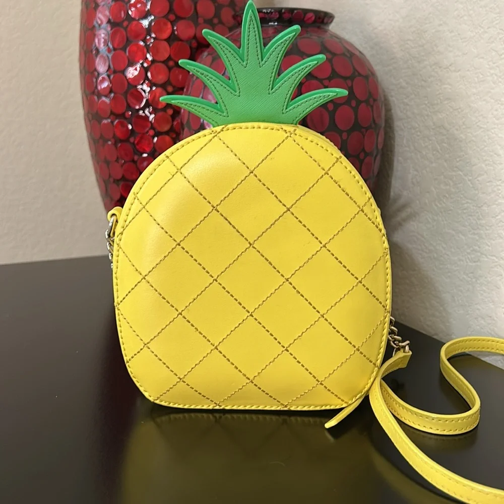 SOLD Kate Spade How Refreshing Pineapple Crossbody - Picture 6 of 12